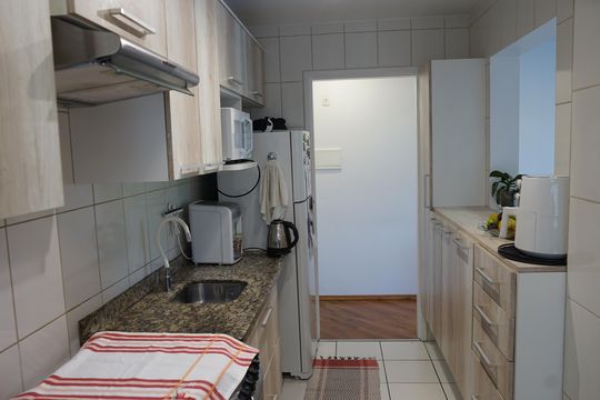 Cozinha de apartamento à venda com 3 quartos, 71m² em Macedo, Guarulhos