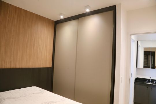 Quarto de apartamento para alugar com 1 quarto, 32m² em Jardim das Acacias, São Paulo