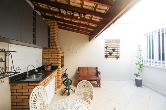 Área comum - Churrasqueira de casa para alugar com 3 quartos, 169m² em Jardim Primavera, São Paulo