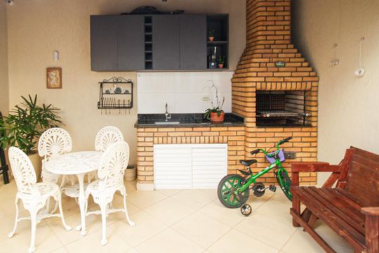 Área comum - Churrasqueira de casa para alugar com 3 quartos, 169m² em Jardim Primavera, São Paulo