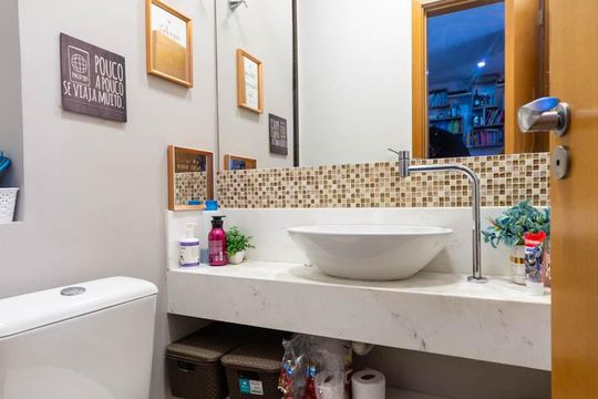 Lavabo de apartamento à venda com 3 quartos, 148m² em Tijuca, Rio de Janeiro