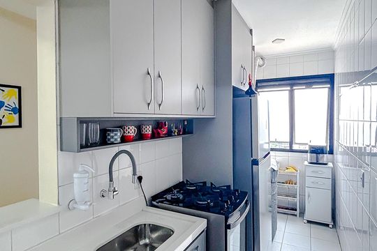 Cozinha de apartamento à venda com 2 quartos, 50m² em Maranhão, São Paulo