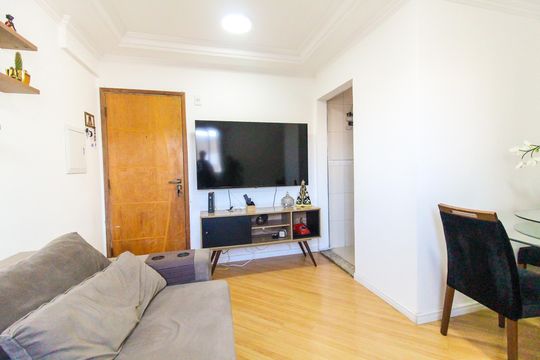 Sala de apartamento para alugar com 2 quartos, 48m² em Vila Carmosina, São Paulo