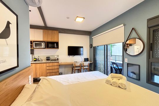 Studio de kitnet/studio à venda com 1 quarto, 27m² em Indianópolis, São Paulo
