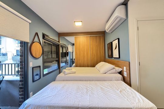 Studio de kitnet/studio à venda com 1 quarto, 27m² em Indianópolis, São Paulo