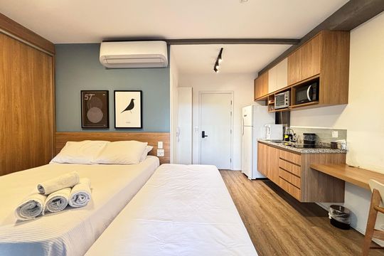 Studio de kitnet/studio à venda com 1 quarto, 27m² em Indianópolis, São Paulo