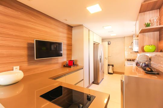 Cozinha de apartamento à venda com 3 quartos, 134m² em Belenzinho, São Paulo
