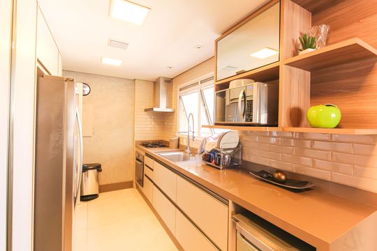Cozinha de apartamento à venda com 3 quartos, 134m² em Belenzinho, São Paulo