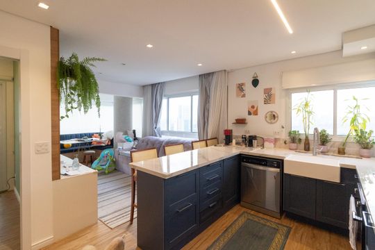 Cozinha de apartamento à venda com 3 quartos, 85m² em Butantã, São Paulo