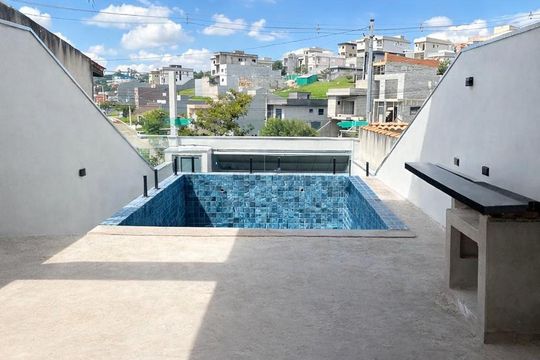 Área externa de casa de condomínio à venda com 3 quartos, 125m² em Alphaville, Santana de Parnaíba
