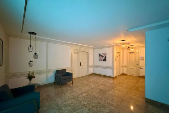 Hall Social Bloco de apartamento à venda com 4 quartos, 200m² em Campo Belo, São Paulo