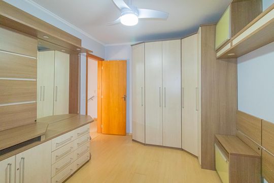 Quarto 3 de casa de condomínio à venda com 3 quartos, 122m² em Fátima, Canoas