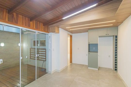 Varanda gourmet de casa de condomínio à venda com 3 quartos, 122m² em Fátima, Canoas