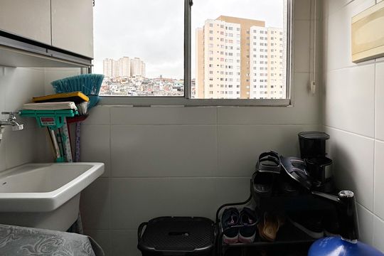 Área de Serviço de apartamento à venda com 3 quartos, 60m² em Parque Santo Antonio, São Bernardo do Campo