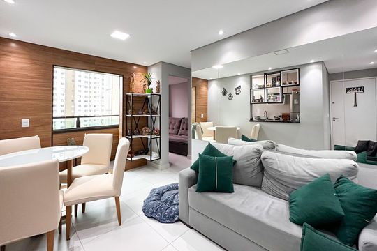 Sala de apartamento à venda com 3 quartos, 60m² em Parque Santo Antonio, São Bernardo do Campo
