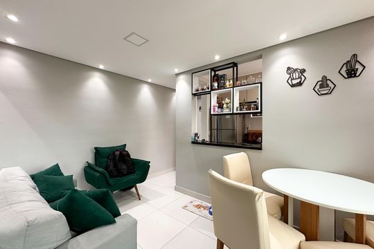 Sala de apartamento à venda com 3 quartos, 60m² em Parque Santo Antonio, São Bernardo do Campo