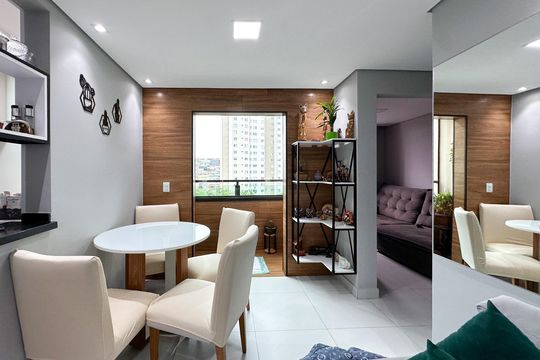 Sala de apartamento à venda com 3 quartos, 60m² em Parque Santo Antonio, São Bernardo do Campo