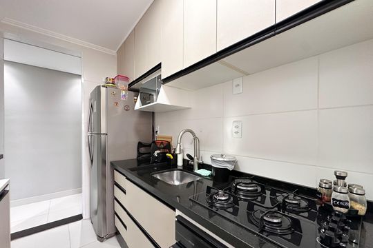 Cozinha de apartamento à venda com 3 quartos, 60m² em Parque Santo Antonio, São Bernardo do Campo