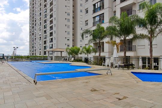 Área comum - Piscina de apartamento para alugar com 3 quartos, 70m² em Jardim Parque Morumbi, São Paulo