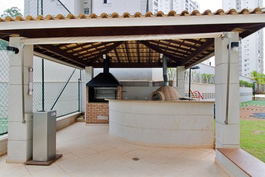 Área comum - Churrasqueira de apartamento para alugar com 3 quartos, 70m² em Jardim Parque Morumbi, São Paulo