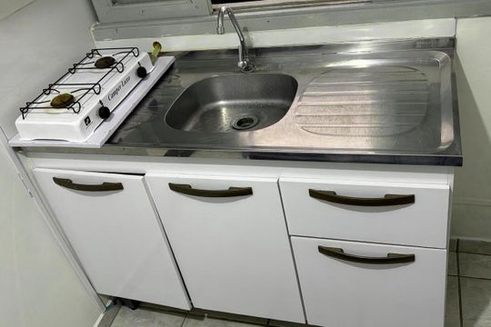 Studio- Cozinha  de kitnet/studio para alugar com 1 quarto, 20m² em Parque Sao Jose, São Bernardo do Campo
