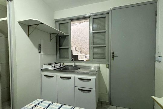 Studio- Cozinha  de kitnet/studio para alugar com 1 quarto, 20m² em Parque Sao Jose, São Bernardo do Campo