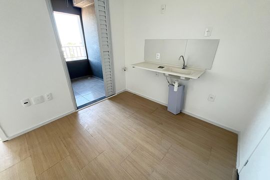 Cozinha de apartamento à venda com 2 quartos, 29m² em Jardim Imperador (zona Leste), São Paulo