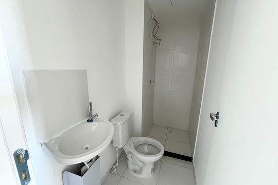 Banheiro de apartamento à venda com 2 quartos, 29m² em Jardim Imperador (zona Leste), São Paulo