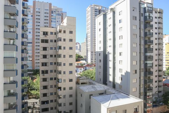 Vista da Sala de apartamento para alugar com 2 quartos, 68m² em Perdizes, São Paulo