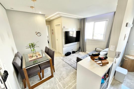 Sala/Cozinha de apartamento à venda com 2 quartos, 41m² em Vila Nova Cachoeirinha, São Paulo