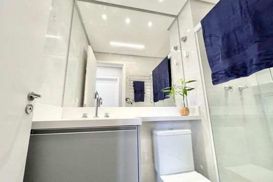 Banheiro de apartamento à venda com 2 quartos, 41m² em Vila Nova Cachoeirinha, São Paulo