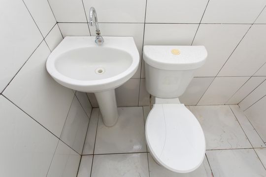 Banheiro  de casa para alugar com 1 quarto, 36m² em Jardim Ubirajara (zona Leste), São Paulo
