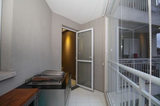 Varanda de apartamento à venda com 2 quartos, 51m² em Jardim Monte Alegre, Taboão da Serra