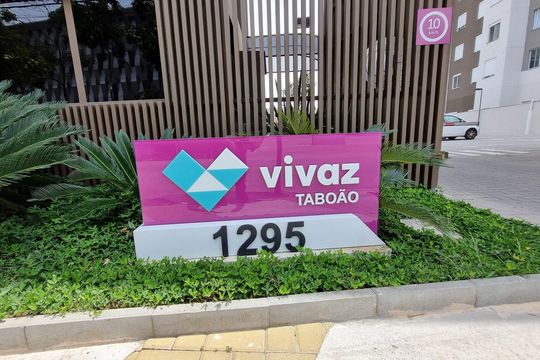 Fachada de apartamento à venda com 2 quartos, 44m² em Jardim Monte Alegre, Taboão da Serra