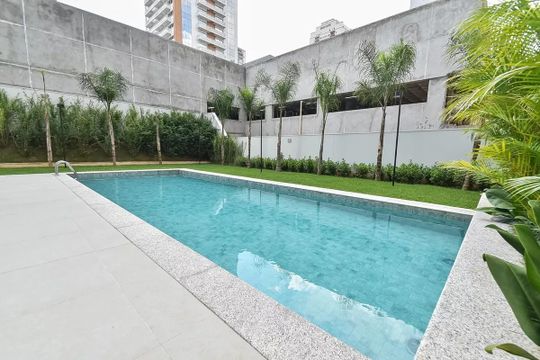 Área comum de apartamento para alugar com 1 quarto, 40m² em Vila Dom Pedro I, São Paulo