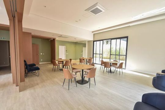 Área comum de apartamento para alugar com 1 quarto, 45m² em Vila Dom Pedro I, São Paulo