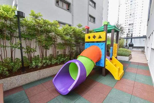 Área comum de apartamento para alugar com 1 quarto, 45m² em Vila Dom Pedro I, São Paulo