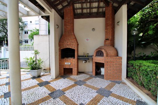 Área comum - Churrasqueira de apartamento à venda com 2 quartos, 47m² em Vila Andrade, São Paulo