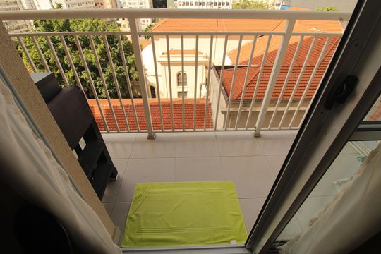 Varanda do Studio de kitnet/studio à venda com 1 quarto, 27m² em Liberdade, São Paulo