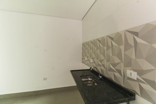 Sala/Cozinha de kitnet/studio para alugar com 1 quarto, 27m² em Vila Invernada, São Paulo