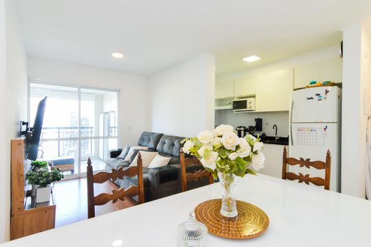 Sala de apartamento para alugar com 3 quartos, 87m² em Jardim Flor da Montanha, Guarulhos