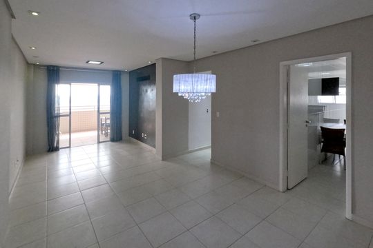 Sala de apartamento para alugar com 3 quartos, 114m² em Ponta da Praia, Santos