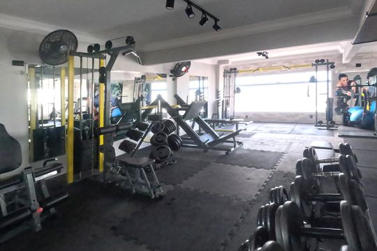 Área Comum - Academia de apartamento para alugar com 3 quartos, 114m² em Ponta da Praia, Santos