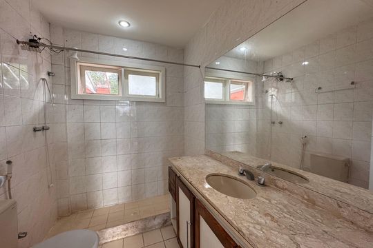 Suíte 2 - Banheiro de casa de condomínio à venda com 3 quartos, 220m² em Recreio dos Bandeirantes, Rio de Janeiro