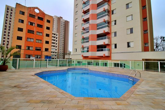 Área comum - Piscina de apartamento à venda com 3 quartos, 101m² em Vila Assunção, Santo André