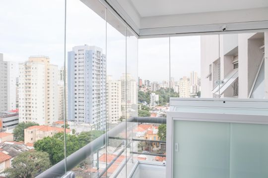 Vista do Quarto de apartamento para alugar com 1 quarto, 35m² em Perdizes, São Paulo
