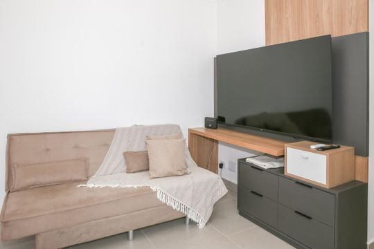 Sala e Cozinha de apartamento para alugar com 1 quarto, 35m² em Perdizes, São Paulo