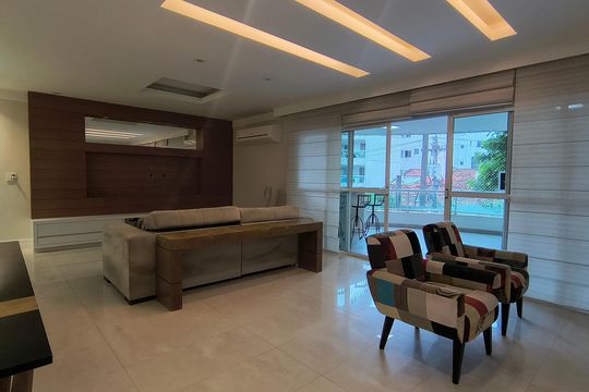 Sala de apartamento à venda com 3 quartos, 197m² em Recreio dos Bandeirantes, Rio de Janeiro
