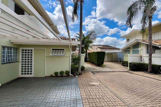 Fachada da casa de casa de condomínio à venda com 3 quartos, 95m² em Jardim Bom Retiro, Campinas
