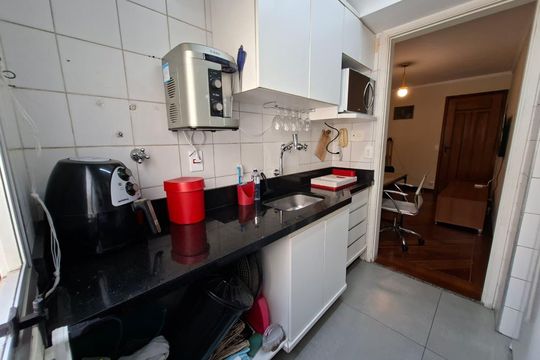 Cozinha de apartamento à venda com 1 quarto, 40m² em Campos Elíseos, São Paulo